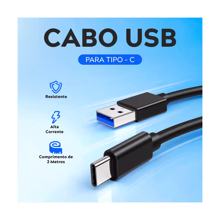 Cabo USB Tipo C DTimp